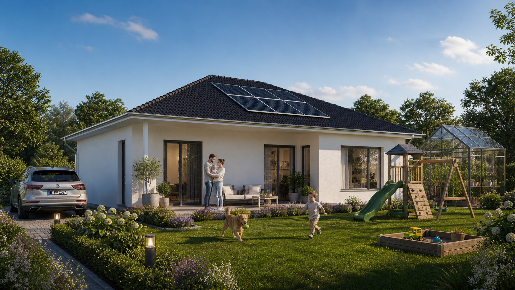 Modernes Einfamilienhaus im Baugebiet Am Sonnenhang in Teutschenthal